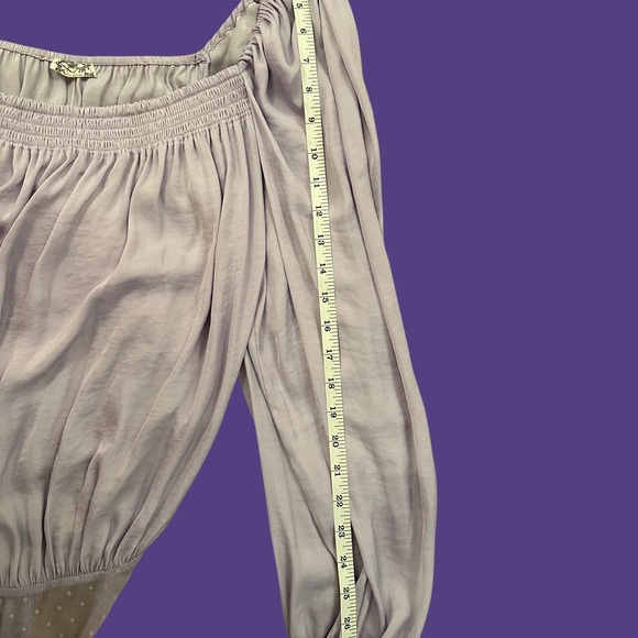 Intimately Free People Another Round Women's Sz S Lavender Square Neck Bodysuit - Picture 12 of 12